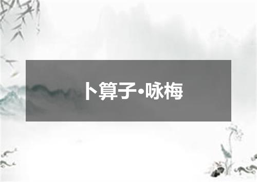 卜算子·咏梅